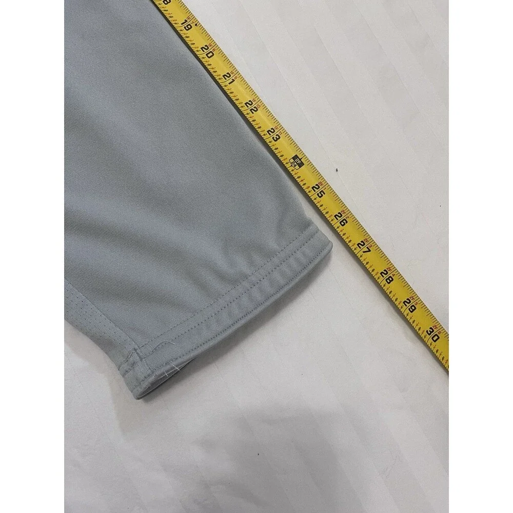 Nike Boys Vapor Select Baseball Pants Large L Gray Piped BQ6444-052 Dri-Fit 3/4